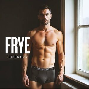 FRYE NWT 4pk Men’s Black & Gray Classic Modal Blend Trunks Underwear Size Large